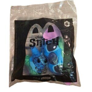 Lilo and Stitch Hula Stitch Plush Disney Soft McDonalds Toy NEW IN BAG 2022